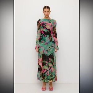 The Wolf Gang Multicolor Maxi Dress